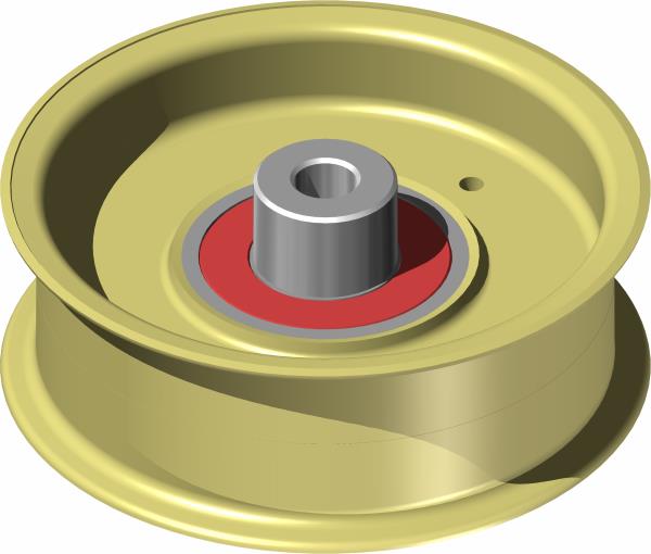 Pulley, Idler Flat 3/8 x 3 1/2
