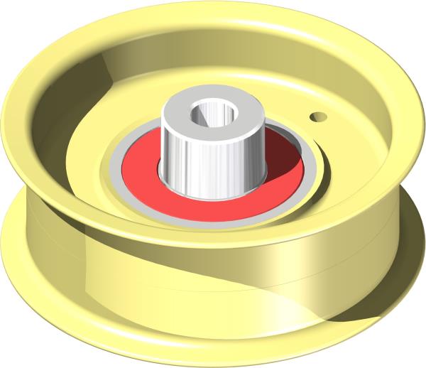 Pulley, Idler Flat 3/8 x 3 1/8