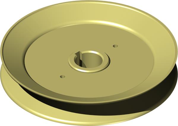 Pulley, 6-1/2, 25MM Str. Bore