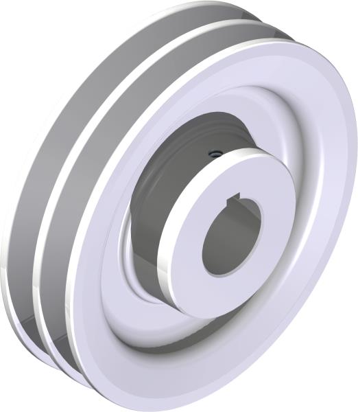 Pulley, 2AK 5.45" 1-1/8 Bore