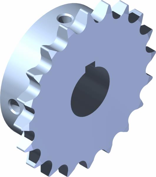 Sprocket, #40 20-T 1" Bore, SS