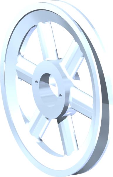 Pulley, 8.5" H-Bush