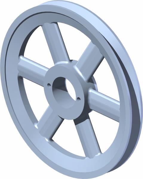 Pulley, 9" H-Bush