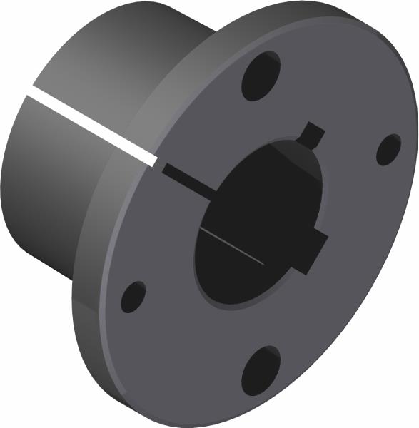 Bushing, 1" Split 3/16&1/4 Key