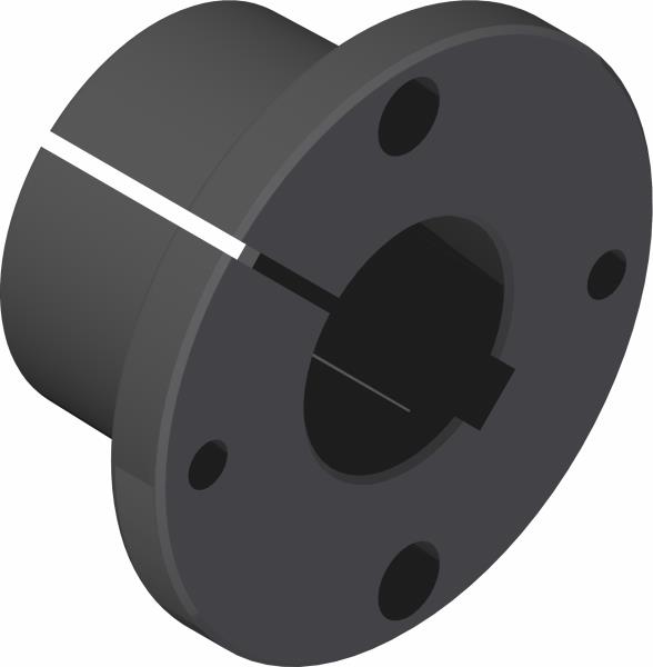 Bushing, 1" Split 1/4" Key