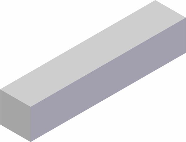 Key, 5MM SQ x 1"