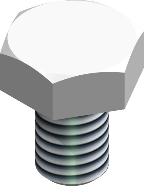Bolt, 1/4-20 UNC x 3/8