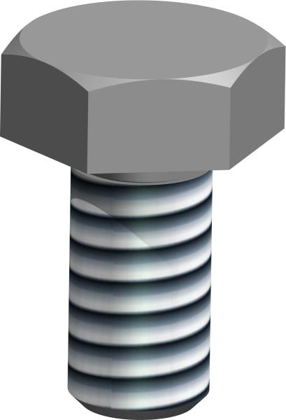 Bolt, 1/4-20 UNC x 1/2 SS