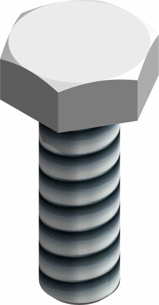 Bolt, 1/4-20 UNC x 3/4