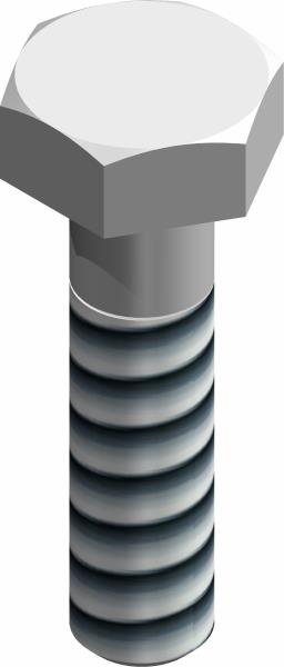 Bolt, 1/4-20 UNC x 1