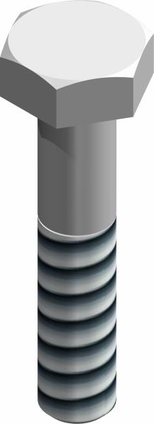 Bolt, 1/4-20 UNC x 1 1/4
