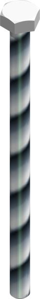 Bolt, 1/4-20 UNC x 4 All Thrd