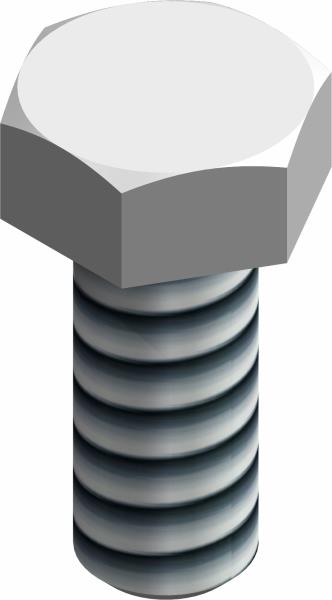 Bolt, 5/16-18 UNC x 3/4