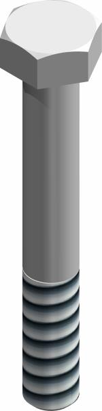 Bolt, 5/16-18 UNC x 2 1/4