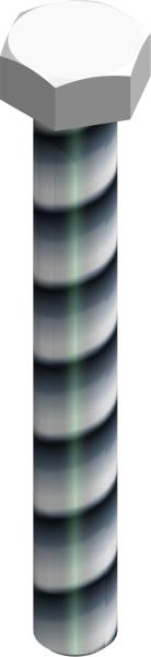 Bolt, 5/16-18 x 2-1/2 All Thrd