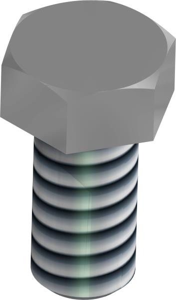 Bolt, 3/8-16 UNC x 3/4 SS