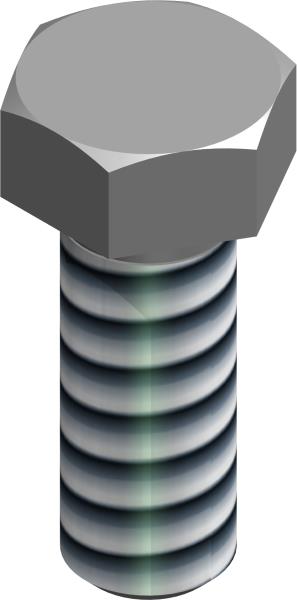 Bolt, 3/8-16 UNC x 1 SS