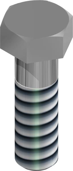 Bolt, 3/8-16 UNC x 1-1/4 SS