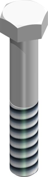 Bolt, 3/8-16 UNC x 2-1/4 SS
