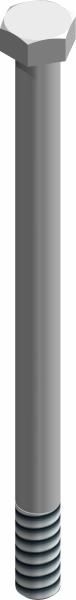 Bolt, 3/8-16 UNC x 5-1/2