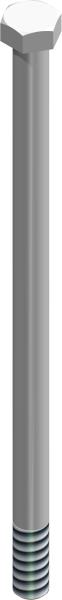 Bolt, 3/8-16 UNC x 7
