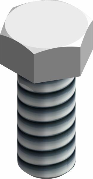 Bolt, 7/16-14 UNC x 1