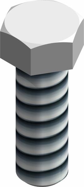 Bolt, 7/16-14 UNC x 1 1/4