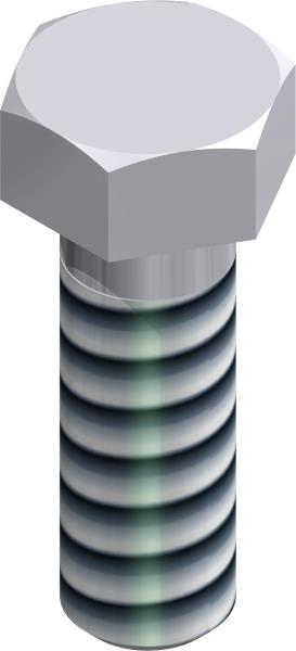 Bolt, 1/2-13 UNC x 1-1/2 SS