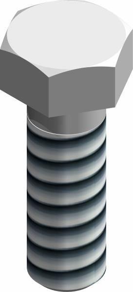 Bolt, 1/2-13 UNC x 1-1/2