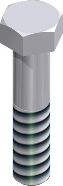 Bolt, 1/2-13 UNC x 2 1/4 SS