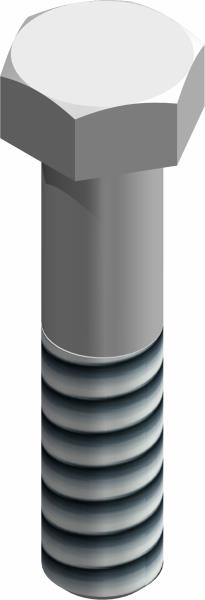 Bolt, 1/2-13 UNC x 2 1/4