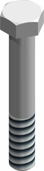 Bolt, 1/2-13 UNC x 3 1/4