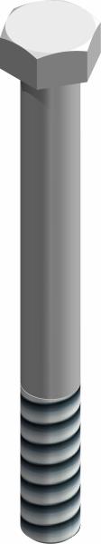 Bolt, 1/2-13 UNC x 4-3/4