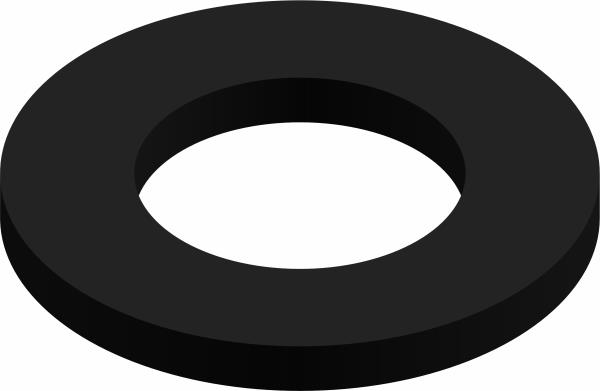 Washer, Flat 3/4 SAE Blk