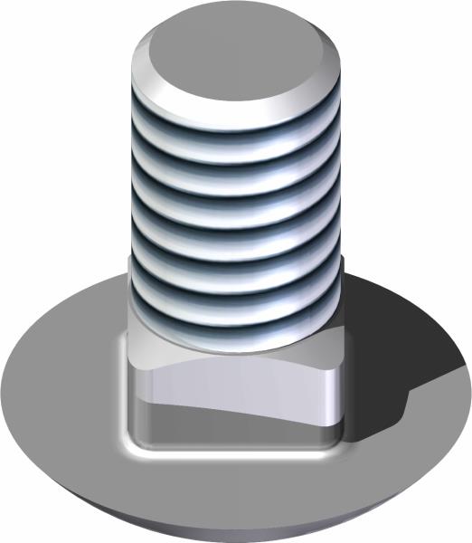 Bolt, Carriage 3/8-16 x 3/4