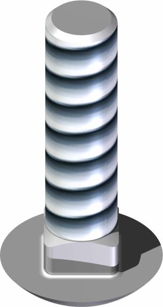 Bolt, Carriage 3/8-16 x 1 1/2