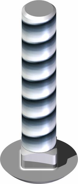 Bolt, Carriage 3/8-16 X 2
