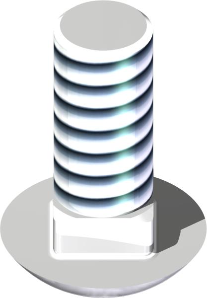 Bolt, Carriage 1/2-13 x 1 1/4
