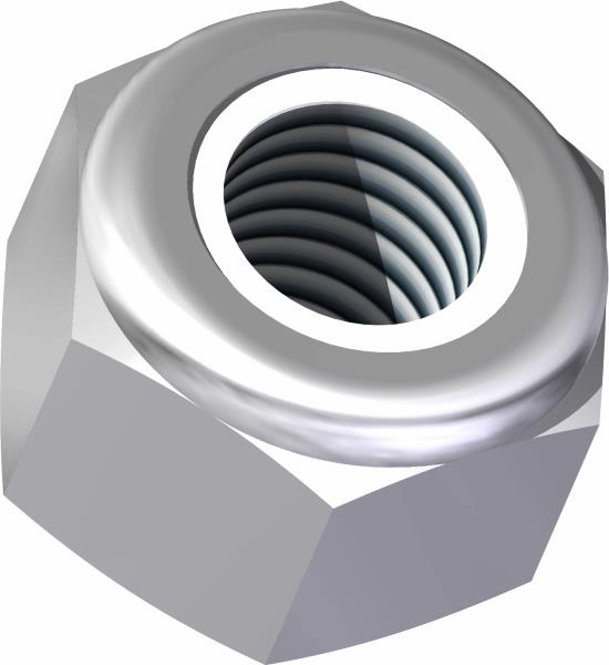 Locknut, Nylon 5/16-24 UNF ZP