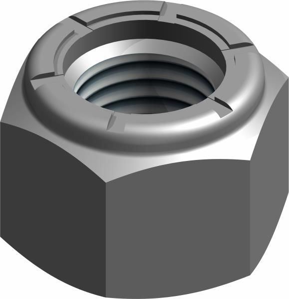 Locknut, Nylon 3/8-16 UNC, SS