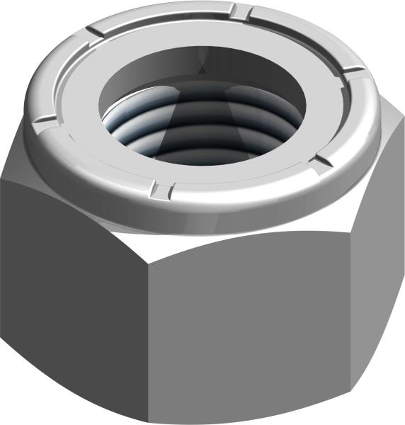 Locknut, Nylon 1/2-13 UNC SS