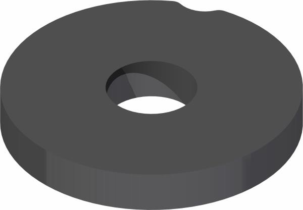 Washer, 1/4 x 1.75 x .531 Hole
