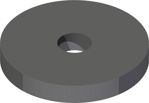 Washer, 1/4 x 1.75 x .406 Hole