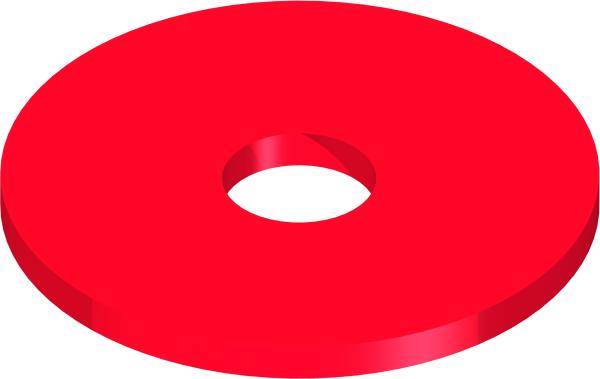 Washer, 17/32 x 2-1/16 10GA