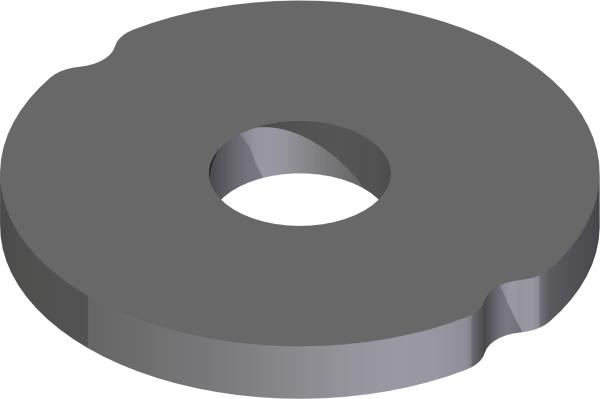 Washer, .531 x 1.75 3/16 Thick