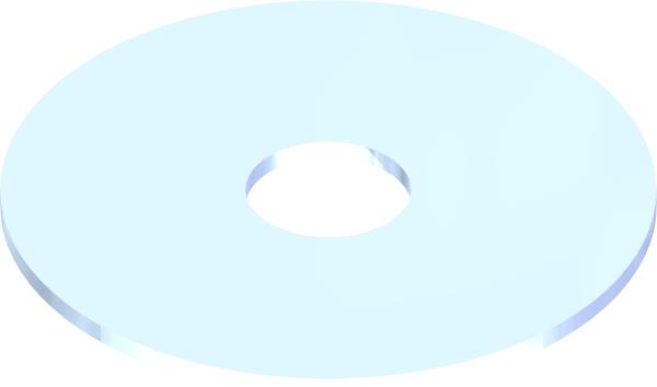 Washer, Fender 1/2" x 2" SS