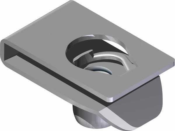 Nut, "U" 1/4-20 UNC Extruded