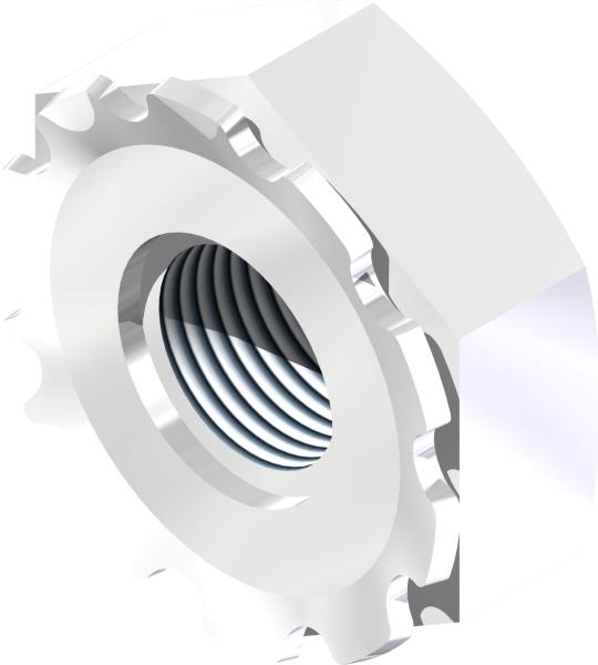 Nut, Washer 10-32 UNF, Star LW