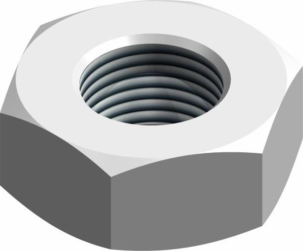 Nut, Jam 5/16-24 LH ZP