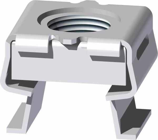 Nut, Cage 1/4-20 (.125 - .156")